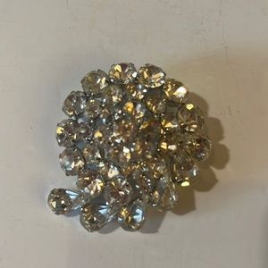 Vintage Crystal Brooch